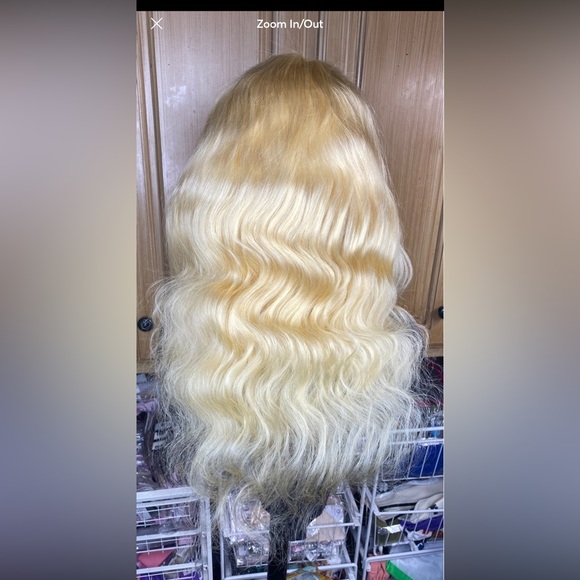 ❤️❤️NEW 100% Human Hair Lace Front wig 22 "❤️❤️ - Picture 6 of 9